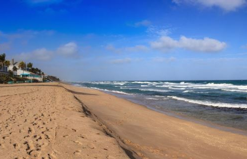 Sands of Hillsboro Beach in Pompano Beach